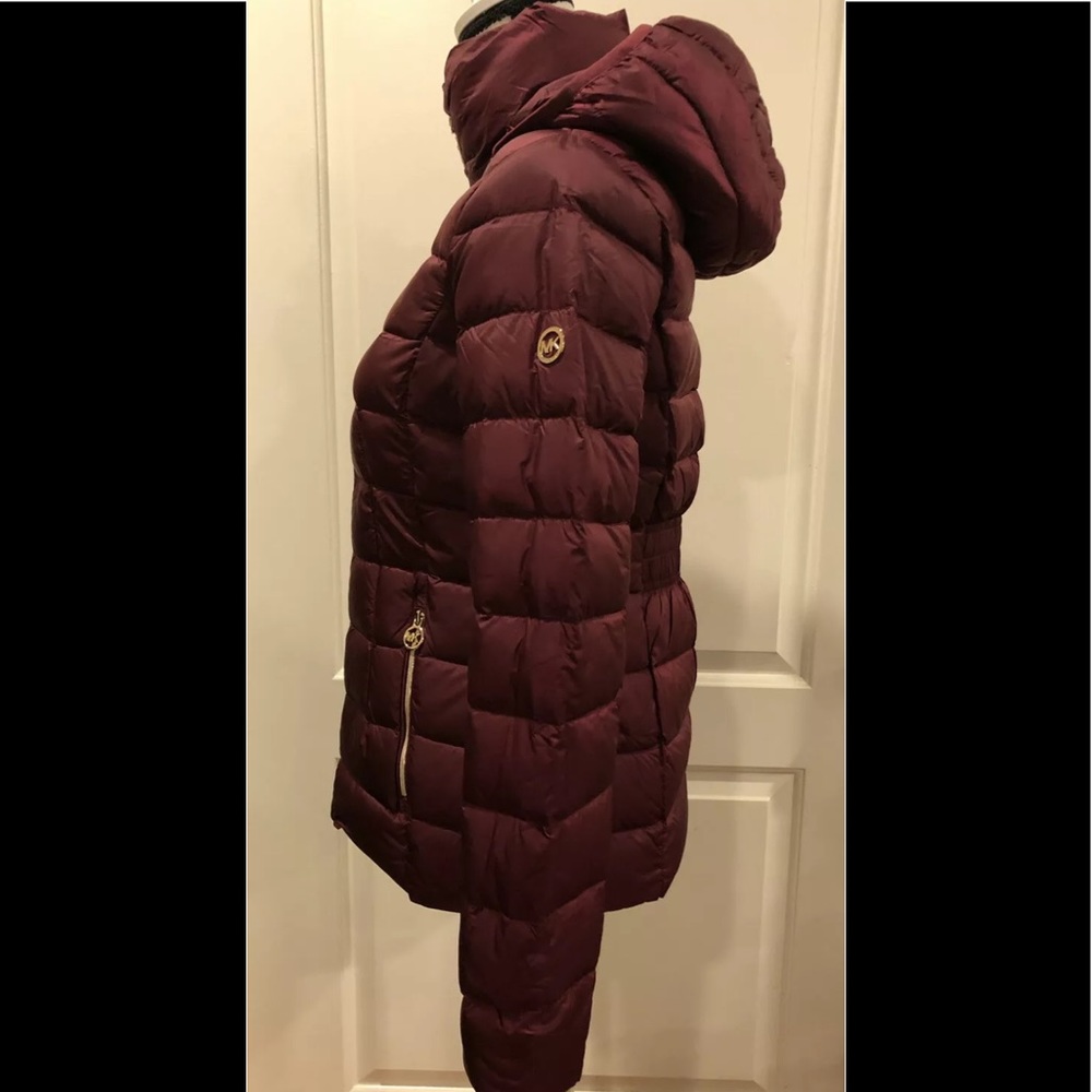 Michael Kors packable down jacket puffer dark ruby - Picture 5 of 12